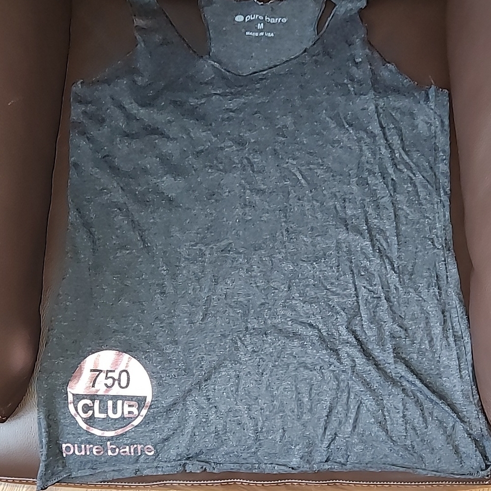 Pure Barre Gray 750 Tank Top